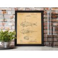 thumbnail image 2 of Original Fishing Bait Artwork Submitted In 1908 - Fishing - Patent Art Print, 2 of 2