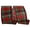 Multicolor, variant on JAM Paper Christmas Multi-color Polyester Dupioni Plaid Ribbon, 10yd x 4in, 1/Pack