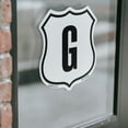 thumbnail image 4 of Letter G (5 Pack) 4 inch X 4 inch Shield Shaped Heavy Duty 3.2 mil Vinyl Decals Weather Resistant Made in the USA, 4 of 5