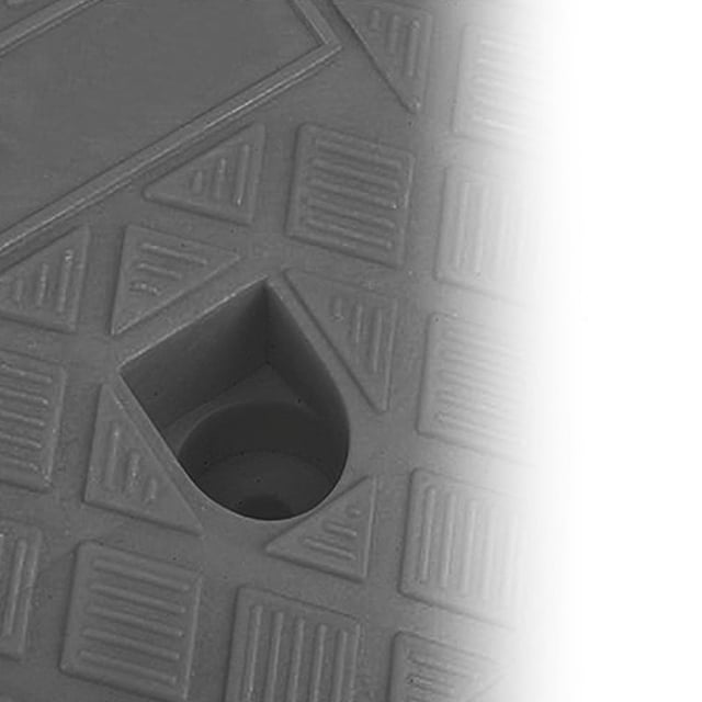 Driveway Curb Ramps,Curb Ramp Plastic 13cm Curb Ramp Car Slope Ramp Next-Gen Design