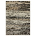 thumbnail image 1 of homeroots home decor 395777 8’ x 10’ Beige and Black Abstract Desert Area Rug, 1 of 1