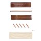 thumbnail image 2 of Irfora Estante de madera para acampar, estantes de madera maciza plegables para exteriores, luces triangulares multifuncionales para el hogar, utensilios de cocina, soporte para colgar vajilla Irfora Estante de madera, 2 of 7