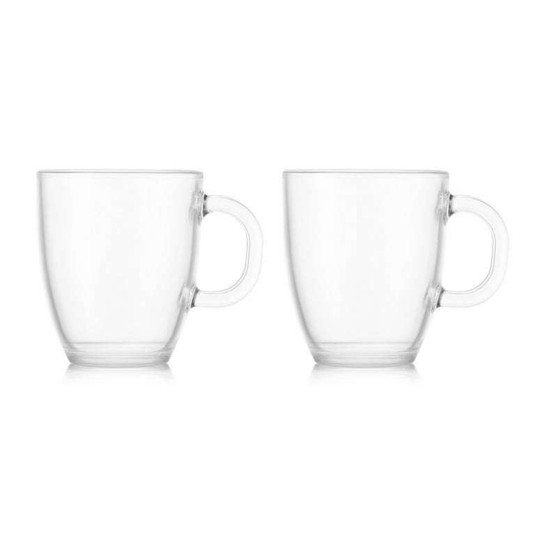 Bodum Bistro Glass Mug 10 oz – Set of 2