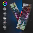 thumbnail image 2 of xianlin-75 pour Cent Clavier Mécanique de Jeu, Clavier Filaire Rétroéclairé RGB 87 Touches TKL Clavier Compact avec Interrupteurs Rouges Linéaires pour PC Portable PS4 PS5 Xbox Gamer (87 Foncé), 2 of 4