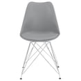 thumbnail image 4 of Juniper Polypropylene Dining Side Chair Grey (Set of 2), 4 of 12