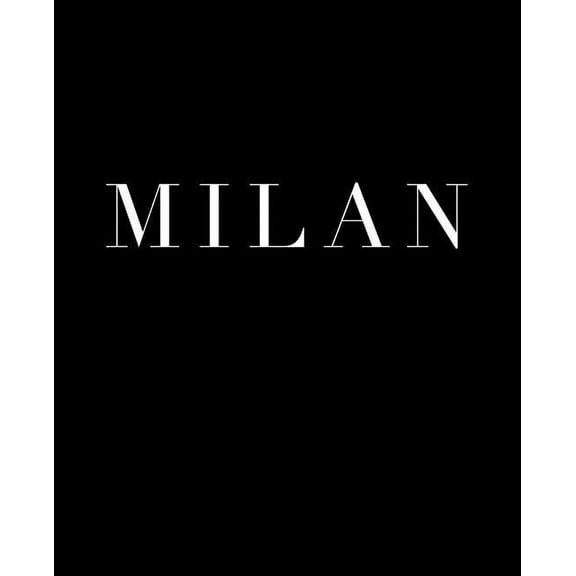 Milan: A decorative book for coffee tables, bookshelves and interior design styling - Stack deco (Paperback) by Urban Decor Studio