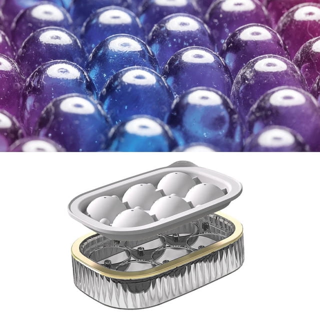 Molde para bolas de hielo, molde para hacer bolas de hielo, bandejas redondas para cubitos de hielo, molde para cubitos de hielo, construcción resistente