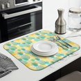 thumbnail image 3 of 2 Pcs Dish Drying Mat - 16 X 18 Inch Fruit Boho Absorbent Microfiber Kitchen Counter Mat – Quick-Dry Dish Rack Alternative, Gift for Home Cooks, Dish Drying Pad for Dishes, Cups, Pots & Pans, 3 of 6