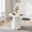 White, variant on 31.5" Round Dining Table, Small Circle Kitchen Table for 2-4 People, Modern Farmhouse Wood Dinning Room Tables with Pedestal Base, Space Saving Dinner Tables for Small Spaces, Table Only, White