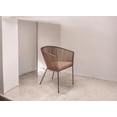 thumbnail image 5 of Silla Tejida en Color Cafe Con Base de Herrería con Cinta de Nylon ideal Para interiores, exteriores NO es CHINA, 5 of 5