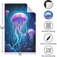 thumbnail image 3 of Dreamtimes Cute Jellyfish Kitchen Towels 18x28inch Ultra Soft Absorbent Quick Drying Kitchen Dish Towels Washable Cleaning Cloths Hand Towels Tea and Bar Towels, 4 Pack, 3 of 7