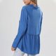 thumbnail image 4 of Moda mujer Casual cuello redondo manga larga suelta camiseta otoño blusa pulóver Tops Pompotops  FGAJ12105, 4 of 9