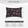 thumbnail image 4 of Sikiie Paisley1 Print Plush Pillow Cover, Wrinkle-proof and Stain-resistant Pillow Protector without Pillow Core, Home Decoration-16"x24", 4 of 6