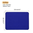 thumbnail image 2 of Parches de tela termoadhesivos Uxcell Azul oscuro 4.9"x3.7" para ropa Paquete de 10, 2 of 6