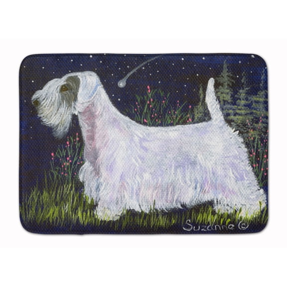 Carolines Treasures SS8145RUG Sealyham Terrier Machine Washable Memory Foam Mat 19 X 27" multicolor