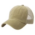thumbnail image 2 of YAOBAMM UV Blocking Hat Unisex Baseball Hat Hollow Mesh Breathable Adjustable Lightweight UV Protection Outdoor Decorative, 2 of 6
