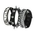 thumbnail image 3 of Juego de 3 pulseras anchas rock multifuncionales para parejas de 8,6 pulgadas de largo, 3 of 10