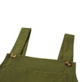 thumbnail image 4 of Wide Leg Overalls for Women Sleeveless Jumpsuits Suspender Overalls with Pockets, 4 of 5