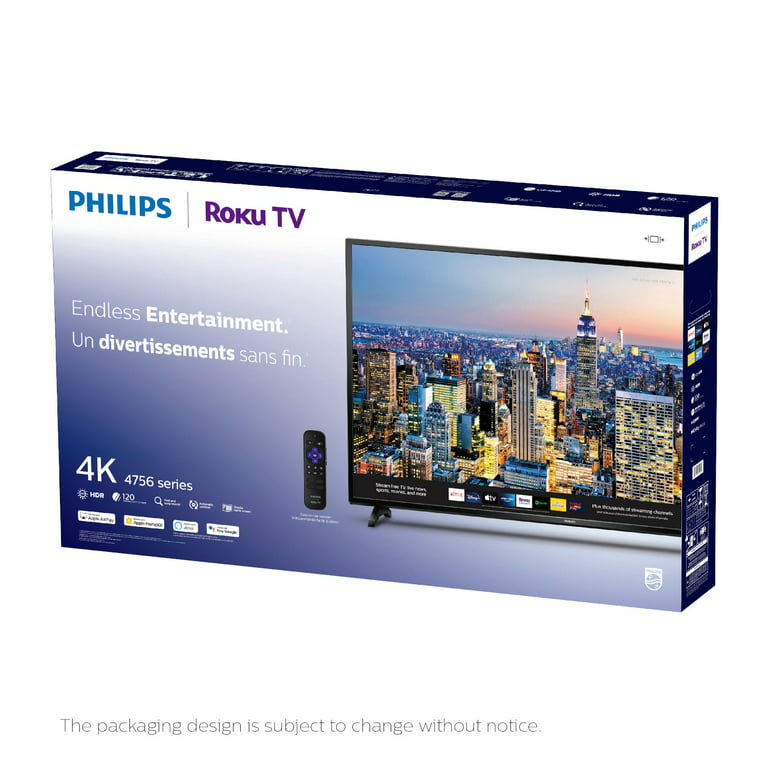 Sam's Club Philips 65 Class 4K Ultra HD Roku Smart LED HDTV - 65PFL4756/F7  - Sam's Club 449.00