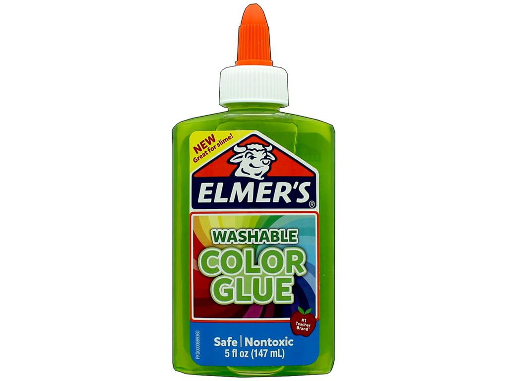 2022913 ELMER S COLOR GLUE WASHABLE 5OZ TRANSPARENT GREEN