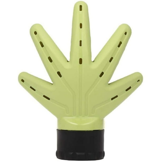 Difusor de secador de pelo con forma de mano de plástico, herramienta profesional de peluquería, accesorios de peinado para cabello rizado, duradero y útil.
