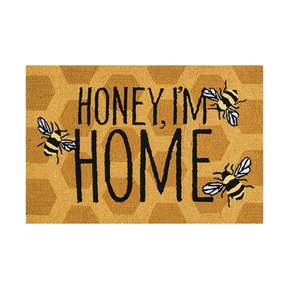 MOQIN Door Mat Summer Funny Text Indoor mat,Holiday Creative Decorative Seasonal Burlap Spring Welcome Floor Mat Switch Mat for Outdoor 15.75 x 23.62 in