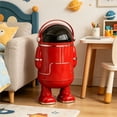thumbnail image 6 of Astronaut Shaped Trash Can With Lid Cute Waste Bin Large Capacity Storage Bin For Home Office Bedroom And Living Room - Premium Edition Collection, 6 of 7