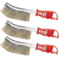 thumbnail image 1 of Hand Wire Brush Set Wire Brush Hand Wire Brush Set Wire Brushes (3 Piece Wire Brush Set), 1 of 5