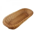 thumbnail image 1 of Wicker Woven Basket Bread Tray Serving For Food Fruit Cosmetic Storage Tabletop Bathroom Storage Kitchen Organizer, 1 of 6