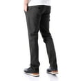 thumbnail image 3 of Ma Croix Mens Slim Fit Stretch Chino Pants Plain Twill, 3 of 6