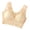 Khaki, variant on Aoochasliy Bras for Women Clothes Lady Soft Gathered Bra Plus Size Sports Bra Underwire Yoga Hollow Out Bra Cup