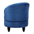 thumbnail image 2 of Sophia Swivel Accent Chair in Blue Velvet, 2 of 9