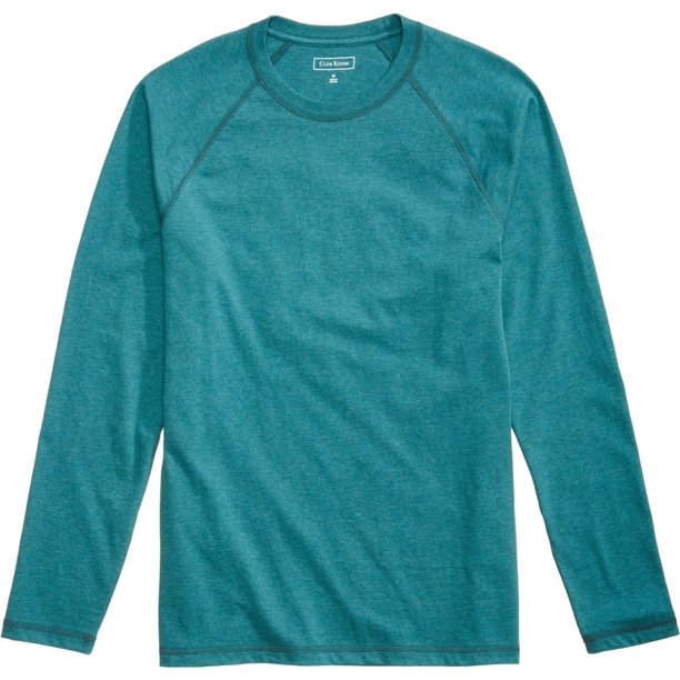 Camiseta básica de algodón Club Room para hombre, verde, XXL