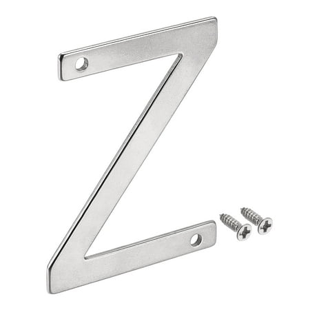 

Uxcell 2.76 Inch Stainless Steel House Letter Z for Mailbox Hotel Address Door Sign
