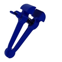BESTOYARD Hand Held Clamp Blue Plastic Sprayed Surface Effortless Operation 1Set