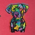 thumbnail image 2 of Dean Russo Unconditional Loyalty Dog Lover Mens Premium Tri Blend T-Shirt, Vintage Red, Medium, 2 of 6