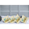 thumbnail image 2 of Ambesonne City Throw Pillow Cover 4 Pack, Doha Watercolor Panorama, 20", Multicolor, 2 of 7