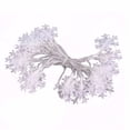 thumbnail image 2 of Fiudx Guirnalda de Luces Navideñas con Forma de Copo de Nieve, 80 Led Blanco Cálido, Cable Flexible, Modos Intermitente y Encendido, Decoración para Interiores y Exteriores, Fiestas, Bodas y Festivid, 2 of 7