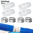 thumbnail image 3 of Hose Connector with 38mm Hose Clamps – Pool Hose Adapter, 3 of 7