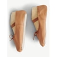 thumbnail image 3 of Justice Girls Ballet Shoes for Dance Class, Leather Sole with Adjustable Strap, Sizes 1-13, 3 of 3