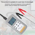 thumbnail image 3 of Milliohm Meter, YR2050 4-Wires Milliohm Meter Wireline Current Detecting Low Resistance Micro-Resistance Meter Tester, 3 of 9