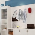 thumbnail image 4 of Gancho de acero inoxidable sin agujeros para baño, gancho individual para baño, 4 of 5