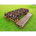 thumbnail image 1 of Cats Outdoor Tablecloth, Cartoon Style Funny Kittens in Lively Colors Domestic Feline Animal Pets for Kids, Decorative Washable Fabric Picnic Tablecloth, 58 X 120 Inches, Multicolor, by Ambesonne, 1 of 2