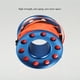 thumbnail image 3 of Carrete de dedo de buceo Eigraketly 15m Aluminio ligero Azul OD030917-02B, 3 of 6