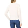 thumbnail image 2 of CeCe womens  Regular Fit Wool-Blend Cardigan, m, White, 2 of 3
