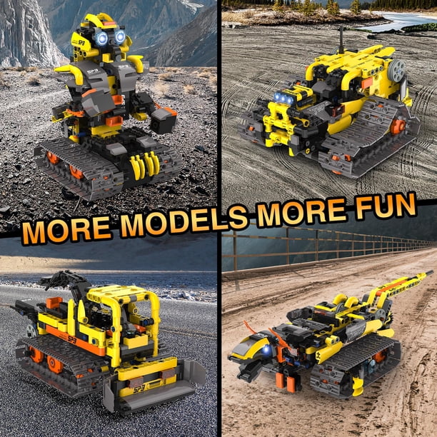 ADUSRIZ 5 in1 Stem Robot Building Kit for Kids Ages 8-13, 688 PCS
