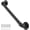4 Feet, variant on 2FT Industrial Staircase Handrail Non-Slip Pipe Bar Foot Rail Wall Mount Stair Rail Vintage Grab Bar for Steps Black Iron Pipe Handrail for Outdoor Indoor Stairs Loft Porch Hand Rail (2ft)