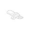 Genuine OE Jaguar Cargo Cover Hook - C2S43222LJE