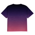thumbnail image 5 of Men's Graphic Crewneck Tshirt Plus Size Short Sleeve Gradient Color Casual Big and Tall Tees Pink 4XL, 5 of 5