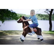 Smart Gear Pony Cycle Jouet d'équitation chocolat, marron clair ou marron : 2 tailles : le premier jouet d'équitation simulé au monde pour les enfants de 4 à 9 ans.